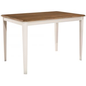 Hillsdale Furniture - Bayberry Wood Counter Height Extension Dining Table, White - 5791-835