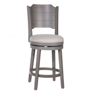 Hillsdale Furniture - Clarion Wood Counter Height Swivel Stool, Distressed Gray - 4541-826