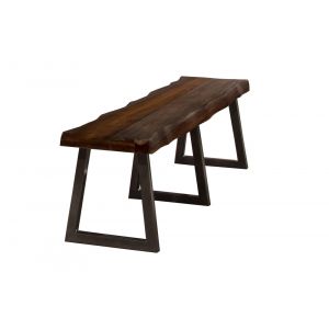 Hillsdale Furniture - Emerson Wood Bench, Gray Sheesham - 5925B