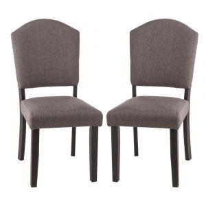 Hillsdale Furniture - Emerson Wood Parson Dining Chair, Set of 2, Gray - 5925-802