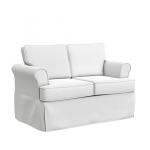 Hillsdale Furniture - Faywood Upholstered Loveseat, Snow White - 9031-907