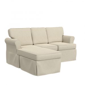 Hillsdale Furniture - Faywood Upholstered Reversible Chaise Sectional, Beige - 9030CHSEC
