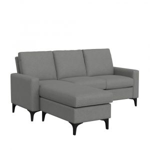 Hillsdale Furniture - Matthew Upholstered Reversible Chaise Sectional, Smoke - 9027-917