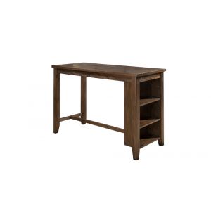 Hillsdale Furniture - Spencer Wood Counter Height Table, Dark Espresso Wire Brush - 4703-835