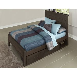 Hillsdale Kids - Highlands Full Alex Panel Bed With Storage - Espresso - 11025NS