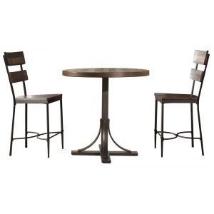 Hillsdale - Jennings 3 Piece Counter Height Dining Set With Non Swivel Counter Height Stools - 4022CDP3PC