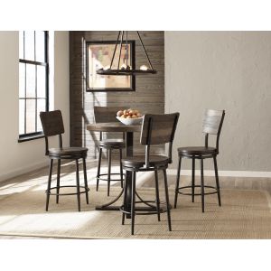 Hillsdale - Jennings 5 Piece Counter Height Dining Set With Swivel Counter Height Stools - 4022CDPS5PC