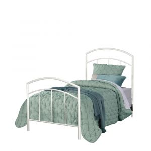 Hillsdale - Julien Twin Metal Bed, Textured White - 1280BTWR