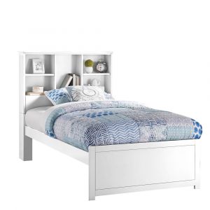 Hillsdale Kids and Teen - Caspian Twin Bookcase Bed, White - 2179-330