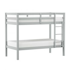 Hillsdale Kids and Teen - Caspian Twin Over Twin Bunk Bed, Gray - 2177-021MY