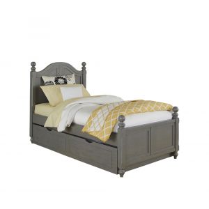 Hillsdale Kids and Teen - Lake House Payton Wood Twin Bed with Trundle, Stone - 2010NT