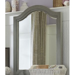 Hillsdale Kids and Teen - Lake House Wood Arched Mirror, Stone - 2510