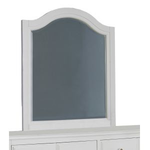 Hillsdale Kids and Teen - Lake House Wood Arched Mirror, White - 1510