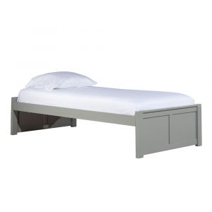 Hillsdale Kids and Teen - Pulse Wood Twin Platform Bed, Gray - 2311PPTB