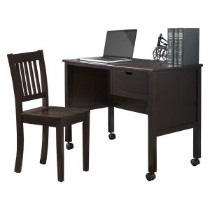 Hillsdale Kids and Teen - Schoolhouse 4.0 Desk and Chair, Chocolate - 2183-5540DC