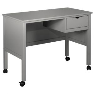 Hillsdale Kids and Teen - Schoolhouse 4.0 Wood 1 Drawer Desk, Gray - 2311-4540