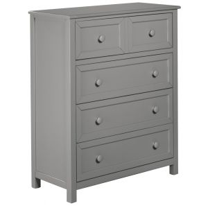 Hillsdale Kids and Teen - Schoolhouse 4.0 Wood 4 Drawer Chest, Gray - 2311-4515