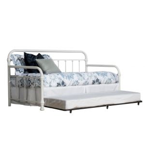 Hillsdale - Kirkland Twin Daybed with Trundle in Soft White - 1799DBT