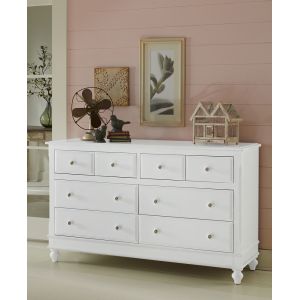 Hillsdale Kids - Lake House 8 Drawer Dresser White - 1500