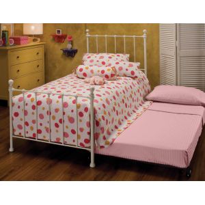 Hillsdale - Molly Duo Panel Twin Bed With Trundle In White - 1222BTWHTR