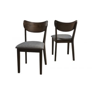 Hillsdale - San Marino Side Dining Chair with Wood Back, (Set of 2) Chestnut - 4702-802
