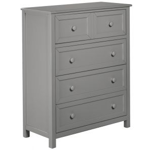 Hillsdale Kids - Schoolhouse 4.0 Wood 4 Drawer Chest, Gray - 2311-4515