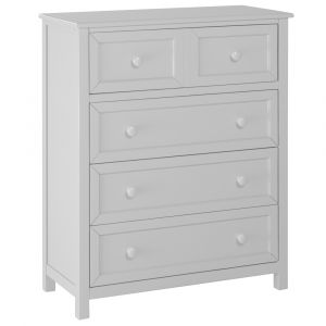Hillsdale Kids - Schoolhouse 4.0 Wood 4 Drawer Chest, White - 2184-7515