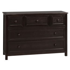 Hillsdale Kids - Schoolhouse 4.0 Wood Dresser with 5 Drawers, Chocolate - 2183-5500
