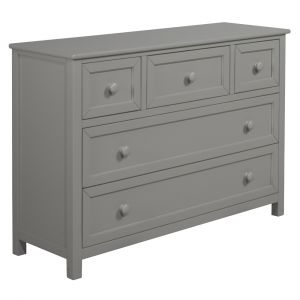 Hillsdale Kids - Schoolhouse 4.0 Wood Dresser with 5 Drawers, Gray - 2311-4500