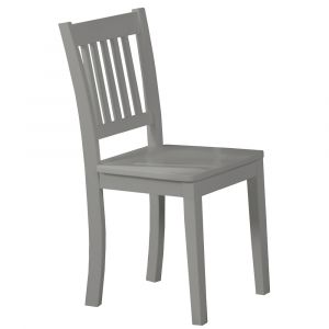 Hillsdale Kids - Universal Ladder Back Wood Desk Chair, Gray - 2311-4555