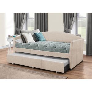 Hillsdale - Westchester Daybed with Trundle - Fog Fabric - 2019DBTF
