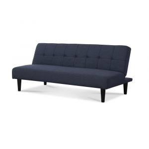 Home Furniture Outfitters - Sawyer Armless Futon In Blue - HF2150-907-1