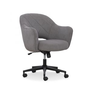 Home Furniture Outfitters - Sawyer Gray Quilted Task Chair - HF2150-525-2