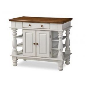 Homestyles Furniture - Americana White Kitchen Island - 5094-94