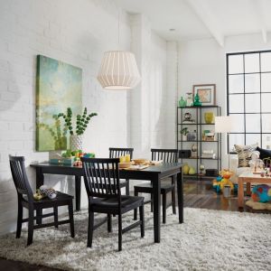 Homestyles Furniture - Arts & Crafts Black 5 Piece Dining Set - 5181-318