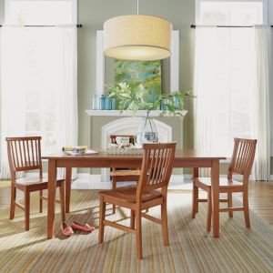 Homestyles Furniture - Arts & Crafts Brown 5 Piece Dining Set - 5180-318