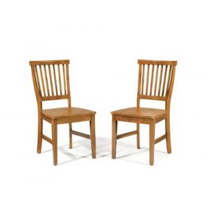 Homestyles Furniture - Arts & Crafts Brown Chair - (Set of 2) - 5180-802