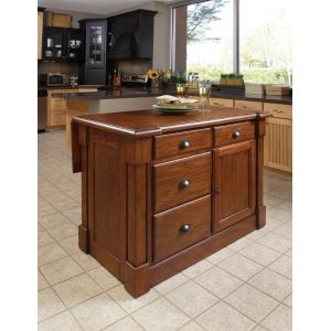 Homestyles Furniture - Aspen Brown Kitchen Island - 5520-94