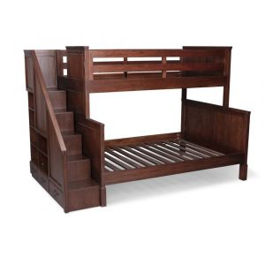 Homestyles Furniture - Aspen Brown Twin Over Full Bunk Bed - 5520-56