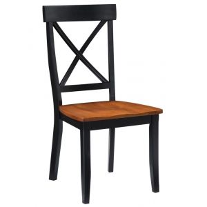 Homestyles Furniture - Bishop Black Side Chair - (Set of 2) - 5168-802