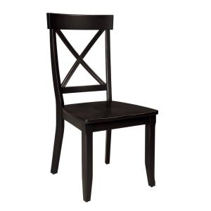 Homestyles Furniture - Blair Black Chair (Set of 2) - 5178-802