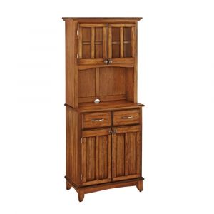 Homestyles Furniture - Buffet of Buffets Brown Server with Hutch - 5001-0066-62