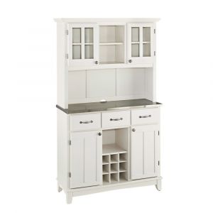 Homestyles Furniture - Buffet of Buffets White Server with Hutch - 5100-0023-22