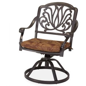 Homestyles Furniture - Capri Gray Swivel Rocking Chair - 6658-53