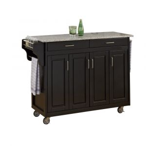 Homestyles Furniture - Create-a-Cart Black Kitchen Cart - 9200-1043