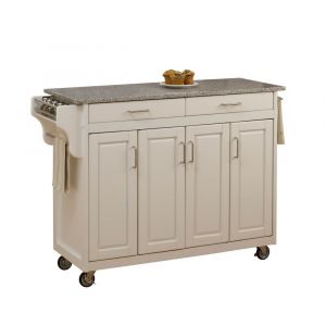 Homestyles Furniture - Create-a-Cart White Kitchen Cart - 9200-1023