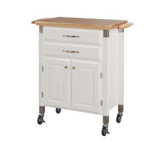 Homestyles Furniture - Dolly Madison White Kitchen Cart - 4509-95