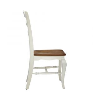 Homestyles Furniture - French Countryside White Dining Chair - (Set of 2) - 5518-802