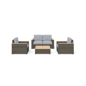 Homestyles Furniture - Boca Raton Outdoor Loveseat Set - 6801-60-11D-21