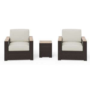 HomeStyles Furniture - Outdoor Side Table and Arm Chair Pair - 6800-11D-T